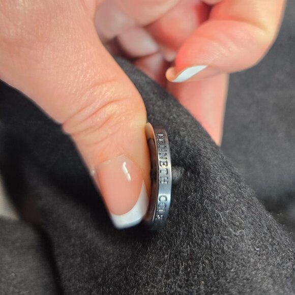 Kenneth Cole New York Wool Blend Peacoat Coat – Men’s XL – Black – NWT - Picture 15 of 16